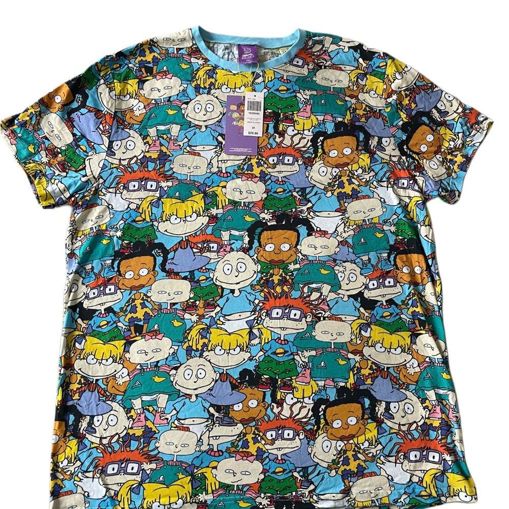 Rugrats Print Short Sleeve Tee